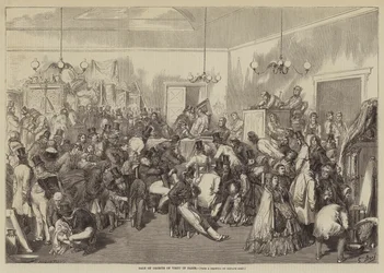 Verkoop van kunstvoorwerpen in Parijs